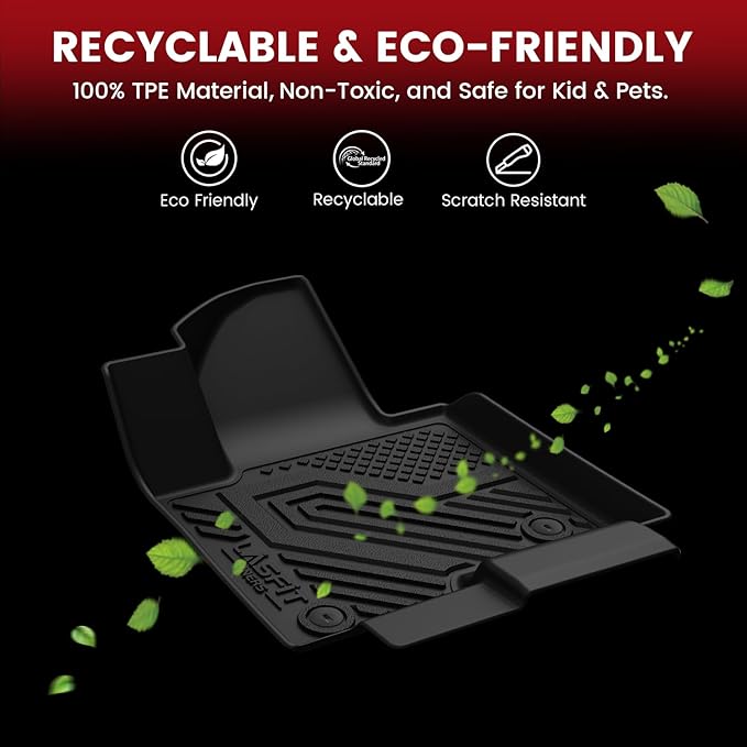 LASFIT Floor Mats & Cargo Liner with Backrest Mat 2021-2026 & Only 7 Seats (Not for 8/9 Seats) for Chevy Suburban/GMC Yukon XL (Only Yukon XL, Not Fit Yukon)/Cadillac Escalade ESV (Not Fit Escalade)