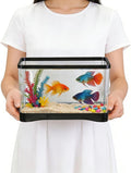 2 Gallon Plastic Fish Tank Aquarium for Small Fish Goldfish Bowl Aquarium Succulents Flower Centerpiece Shatterproof with Clear Clarity for Table Centerpiece Home Decor