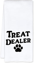 Funny Dog Kitchen Towels, Dog Mom Gifts Dish Tea Towels for Kitchen Decor, Gifts for Dogs Lovers Decorative Hand Towel for Bathroom, 16x24 Inch