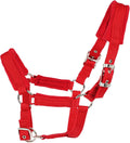 Horse Halter with Wool Lining, Adjustable Halter for Horses Satin Hardware to Prevent Friction, Breakaway Halters for Horses,Perfect for Traction and Performance