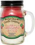 Our Own Candle Company, Christmas Triple Scented Mason Jar Candle, 100 Hour Burn Time, 13 Ounces