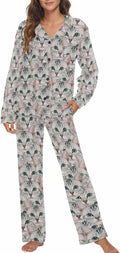 MyPupSocks Custom Face Pajamas for Women Set, Personalized Photo Long Sleepwear XS-XXL