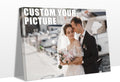 Personalized Custom Canvas Prints with Your Photos & Text, Customized Picture Print, Transform Own Images Into Framed Wall Art Digitally Printed Photo to Canvas, Keepsakes Gifts for Family 40x28’’