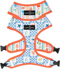 Lucy & Co. Sunny in Sicily Reversible Dog Harness, Adjustable Comfort Fit with Dual Leash Attachments, Large