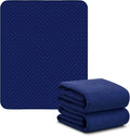 Hide Stains Washable Waterproof Bed Pads 45x56 Inch (2 Pack), Extra Large for Incontinence, Bed Wetting, and Pet Protection, Navy Blue Ideal for Elderly, Adults, Kids and Pets