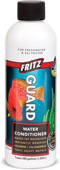 Fritz Aquatics FritzGuard Water Conditioner/Dechlorinator Makes Tap Water Safe for Fresh & Salt Water Aquariums (8-Ounce)