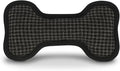 P.L.A.Y. Stuffed Dog Toys, ECO Bones - Extra Durable Squeaker Chew Toy, Great for Teething Puppies & Small, Medium, Large Dog Breeds - Machine Washable, Recycled Materials (Grey Houndstooth, Small)