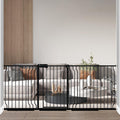 Fairy Baby Extra Wide Baby Gate 81.1-85.8 Inch Wide, Walk Through Pressure Mounted No Drill, Long and Large Tension Dog Gate for Pet and Kids