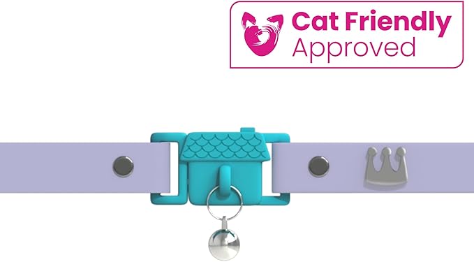 Kittyrama Mauve Cat Collar with Bell. Cat Friendly Award Winner. Approved by Vets and Cat Experts. Breakaway Cat Collars Quick Release. Kitten Collar. Won't Rub Fur. Lightweight, Soft & Comfy