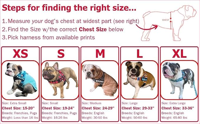 Adjustable Dog Harness– No Pull, No Choke – for English Bulldogs, French Bulldogs, Pugs & Broad-Chested Breeds – Easy, Safe Walks (Leopard Pink, XL)