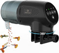 fishkeeper Automatic Fish Feeder for Aquarium: Moisture-Proof Auto Feeders Dispenser for Small Tank Turtle Betta Koi - Battery Food Feeding Timer for Flakes Pellet Vacation Weekend Day