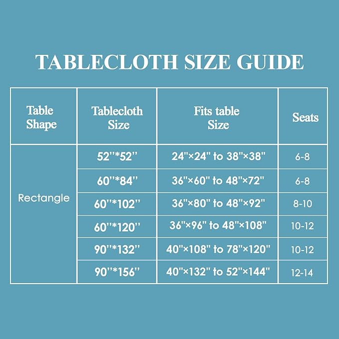 VidaFete Tablecloth 6 Pack 90 * 132inch Rectangle Table Cloth Polyester, Stain Wrinkle Resistant Polyester Dining Table Cover for Kitchen Dinning Party Wedding Rectangular Buffet Decoration(Yellow)