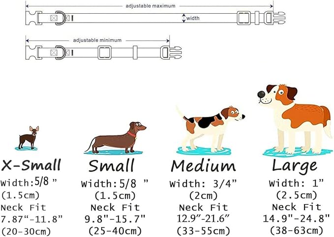 Dog Collar with Bohemia Floral Tribal Geometric Patterns - Soft Ethnic Style Collar Adjustable for Small Medium Large Dogs(Purple Bohemia,XS)