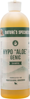 Nature's Specialties Hypoallergenic Ultra Concentrated Aloe Dog Shampoo for Pets, Makes up to 4 Gallons, Natural Choice for Professional Groomers, for Sensitive Skin, Made in USA, 16 oz
