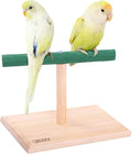 QBLEEV Small Bird Perch,Bird Play Stand,Portable Training Parrot Playstand, Bird Cage Toys for Cockatiels Conures Parakeet Finch Lovebirds