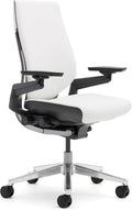 Steelcase Gesture Office Chair - Ergonomic Work Chair with Wheels for Carpet - Comfortable - Intuitive-to-Adjust for Desk - 360-Degree Arms - Coconut Yellow Fabric