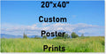 GZZFXXD Personalized Custom 20''x40'' Canvas Prints with Your Photo/your Image Large Wallart Wall Decor for Bedroom Dining room Living room Children's room(Unframed)