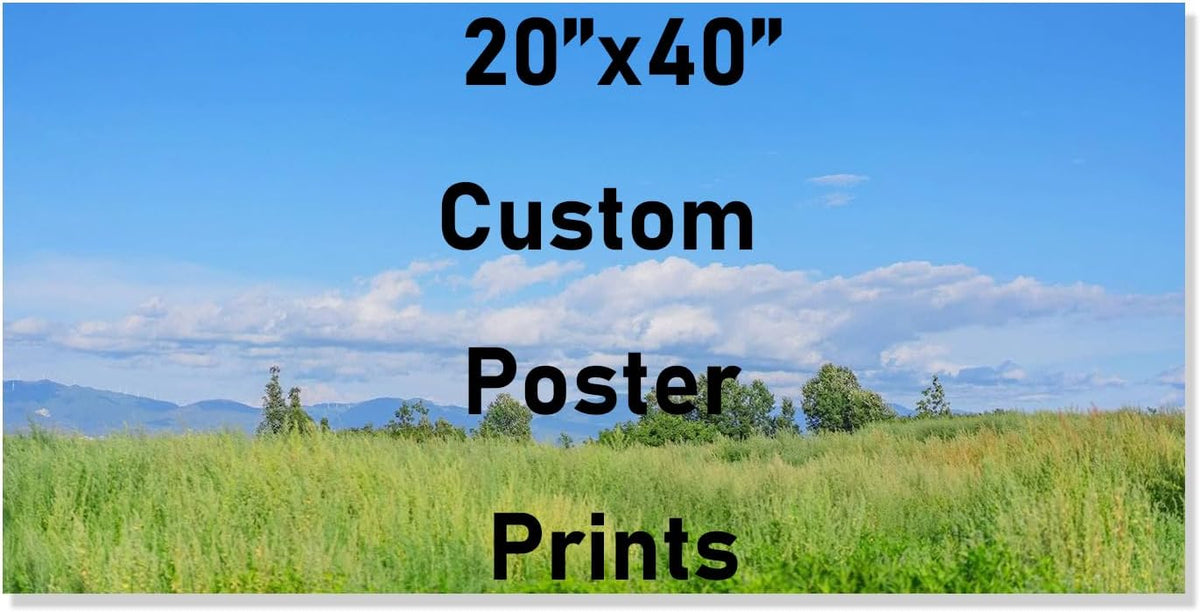 GZZFXXD Personalized Custom 20''x40'' Canvas Prints with Your Photo/your Image Large Wallart Wall Decor for Bedroom Dining room Living room Children's room(Unframed)