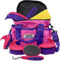 Derby Premium Comfort 9 Item Horse Grooming Kit (Purple/Pink)