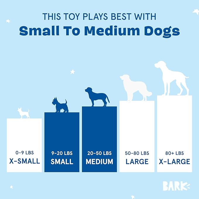 Barkbox Squeaky Dog Toys - Plush and Squeak Chew Toys | Puppy and Pet Toys for Small to Medium Dogs | Chow Chow Mein (Medium)