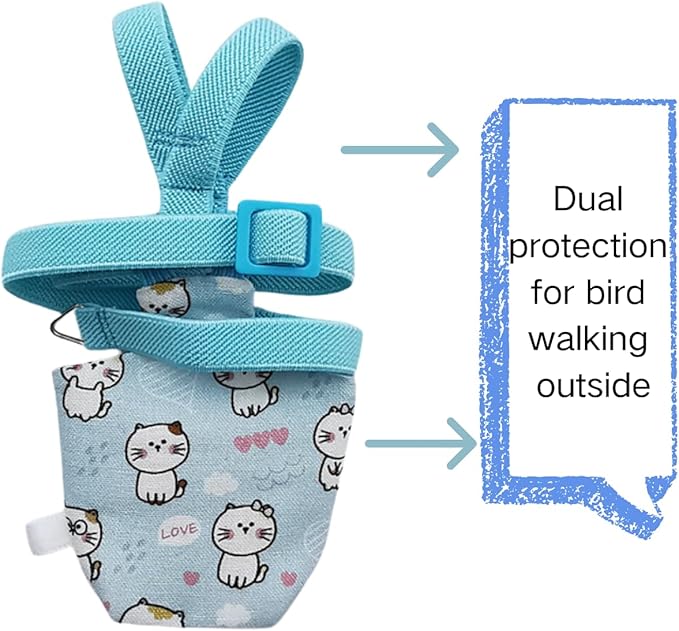Adjustable Bird Diaper Harness Flight Suit Clothes with 80 Inch Flying Leash Rope for Parrots Conure Cockatiel (Green,Pigeon)