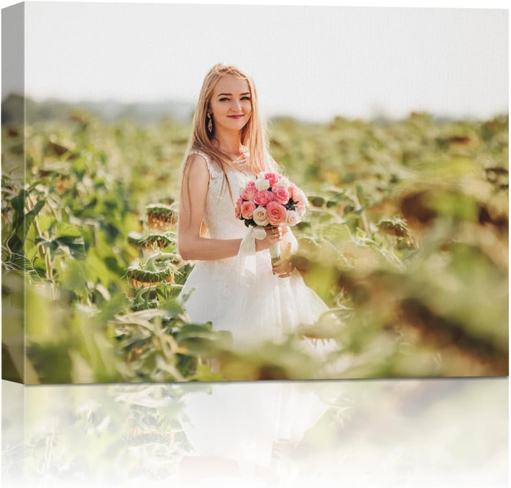 AbcCustomize Custom Canvas Prints,Transform Your Memories into Beautiful Art with Personalized Photo on Canvas,Personalized Canvas Wall Art for Home Decor, Gifts, and Keepsakes