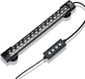 hygger 24/7 Mode Submersible Aquarium LED Light, Full Spectrum Hidden Fish Tank Light with 3 Rows Beads 7 Colors Auto On Off Sunrise-Daylight-Moonlight, Adjustable Timer Brightness