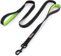 Primal Pet Gear Dog Leash 6ft Long,Traffic Padded Two Handle,Heavy Duty,Reflective Double Handles Lead for Control Safety Training,Leashes for Large Dogs or Medium Dogs,Dual Handles Leads(Black)