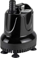 hygger 400 GPH Quick Water Change Aquarium Pump Submersible Fountain Water Pump Fish Tank Pond Drain Transfer Pump with 3 Adaptors