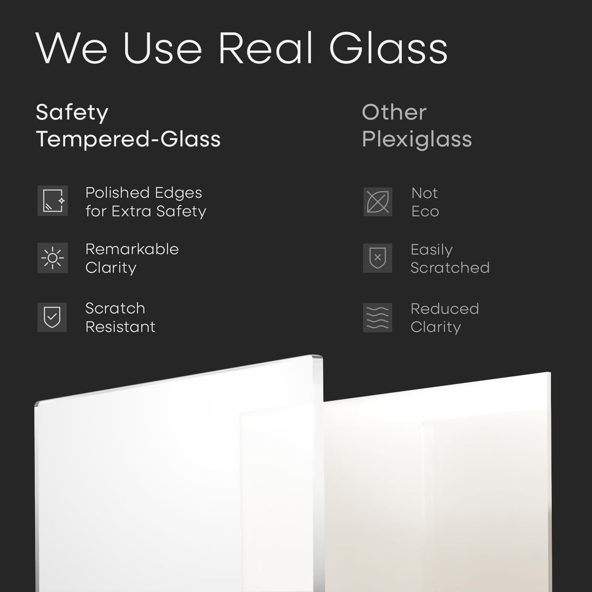 Homeforia Silver 27x40 Poster Frame, Metal Picture Frame with 24x36 Mat, Tempered Glass, Wall Hook Included, Set of 1