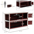 54 2-Story Large Rabbit Hutch Bunny Cage Pet House Small Animal Habitat With Lockable Doors