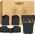 LASFIT Floor Mats Set for Jeep Grand Cherokee 2015 2014 2013, All Weather TPE Custom Fit Car Mats Floor Liners Seatback Cargo Liner Cargo Mat Black