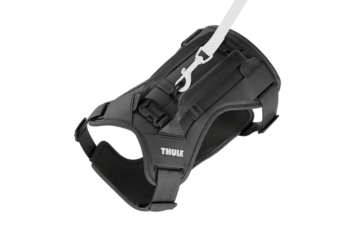 Thule Cappy Dog Harness L - Crash-Tested for Safety - Seatbelt passthrough - Adjustable & Easy to Clean - Padded Breathable mesh Panels - Leash Loop - Step-in Design