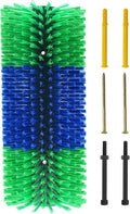 Livestock Scratching Brush Horse Massage Grooming Brushes with 4 Screws for Goat,Cattle,Cow,Sheep, Horses,Pigs and Other Animal Back Scratching
