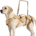 PUPTECK Dog Lift Harness for Medium Large Sized Dog, Rehabilitation Sling for Hind Leg Support, Multifunctional Mobility Assistance Harness for Old, Disabled, Joint Injuries, Paralysis Dog, Brown XL