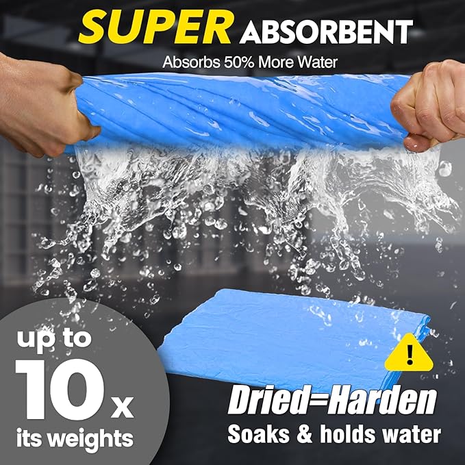 Premium Shammy Towel for Car Drying 2pk (26”x17”)-Super Absorbent Chamois Towel-Reusable shamies Towels for Cars, Bathroom,Pets, Dust Remove, No Spots/Streak/Scratch, Large, Blue