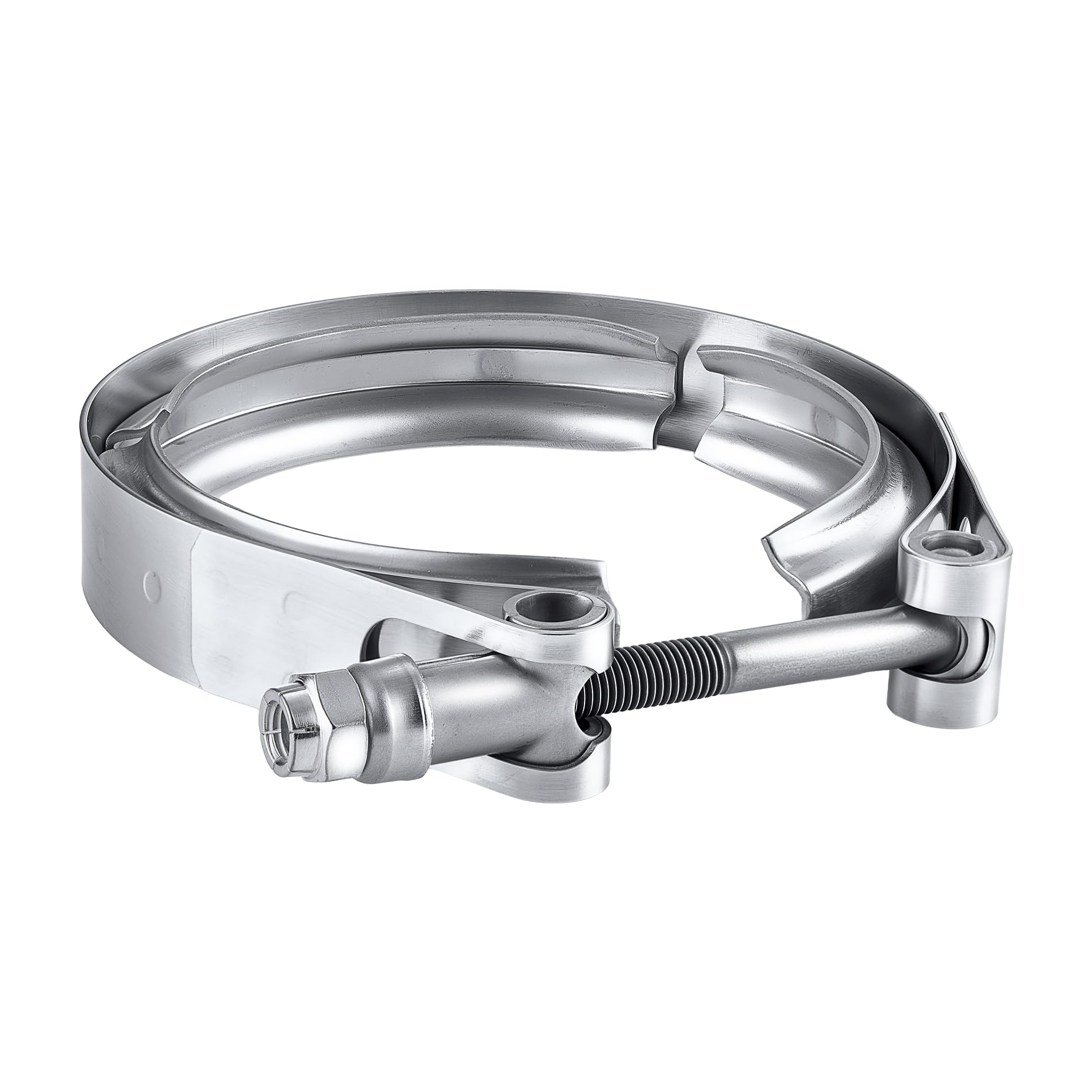 EVIL ENERGY V Band Clamp for Flange Kit Stainless Steel (1, 3.5)