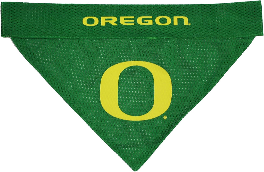 Pets First Collegiate Pet Accessories, Reversible Bandana, Oregon Ducks, Large/X-Large