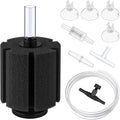 Pawfly Large Aquarium Bio Sponge Filter Quiet Fish Foam Filter with Airline Tubing Suction Cups Check Valve Connectors and Control Valve Accessories for Betta Fry Shrimp Fish Tank up to 60 Gallon