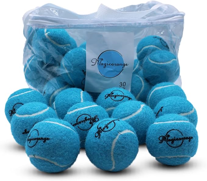 Magicorange Tennis Balls, 30 Pack Advanced Training Tennis Balls Practice Ball, Pet Dog Playing Balls,Good for Beginner Training Ball