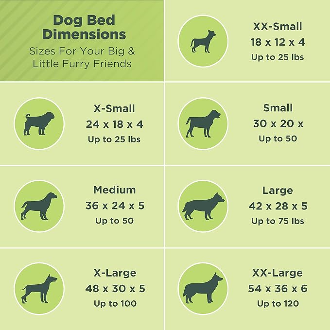 X-Small -24 x 18 x 4 - Cranberry Premium Organic Hemp Dog Bed - CertiPUR Fill - Removeable Cover