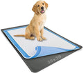 Dog Pee Pad Holder - Fits Up to 30” x 36” Pee Pad - 1 Pack - Grey | Stable Grip, Soft Edges, Quick Wipe Silicone Surface, Dog Pad Holder for Indoor Flooring Protection