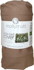 Molly Mutt Dog Crate Pad Cover, 100% Cotton Canvas Cover for Dog or Puppy Crate Bed, Durable, Washable, and Free of Harmful Chemicals, Pre-Shrunk, 42"x28"x2.5", Wild Horses