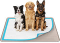 57" x40" Pee Pad Holder for Dogs Puppy Pad Holder Khaki | Extra Large Silicone Pee Tray for Dog Training Floor Protection Raised Edge Dog Potty Tray, No Pee Pads(