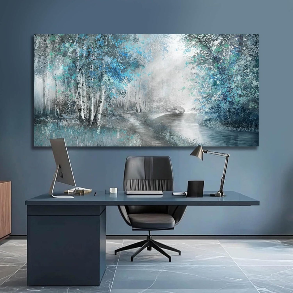 SOUGUAN Forest Pictures for Wall Canvas Art 30"x60" Plant Wall Decor Tree Artwork Painting Natural Decorations for Dining Room, Bedroom, Home Office, Kitchen