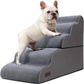Dog Stairs and Ramp for High Bed, 5-Step Dog Steps for Small Dogs and Cats,Non-Slip Pet Stairs Suitable High Bed Climbing