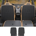 Rongtaod Cargo Mat Compatible with 2020-2025 Hyundai Palisade 7 Seats Trunk Mat Cargo Mat Cargo Liner All Weather Trunk Liner Kick Mat 2024 Palisade Accessories (2nd Row Backrest Mats)