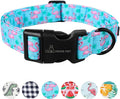 ARING PET Flamingo Dog Collar-Cute Cotton Small Dog Collars, Adjustable Lightweight Summer Pet Collars for Small Medium Large Boy and Girl Dogs, X-Small