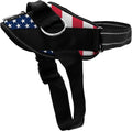 ShawnCo Essential Dog Harness, No-Pull Pet Vest (Stars and Stripes,L) | 3 Leash Clips, Easy On, No-Choke, Reflective, Adjustable Fit, Padded Comfort, Control Handle, For Small, Medium & Large Dogs