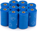 Best Pet Supplies Dog Poop Bags (150 Bags) for Waste Refuse Cleanup, Doggy Roll Replacements for Outdoor Puppy Walking and Travel, Leak Proof and Tear Resistant, Thick Plastic - Blue (Unscented)